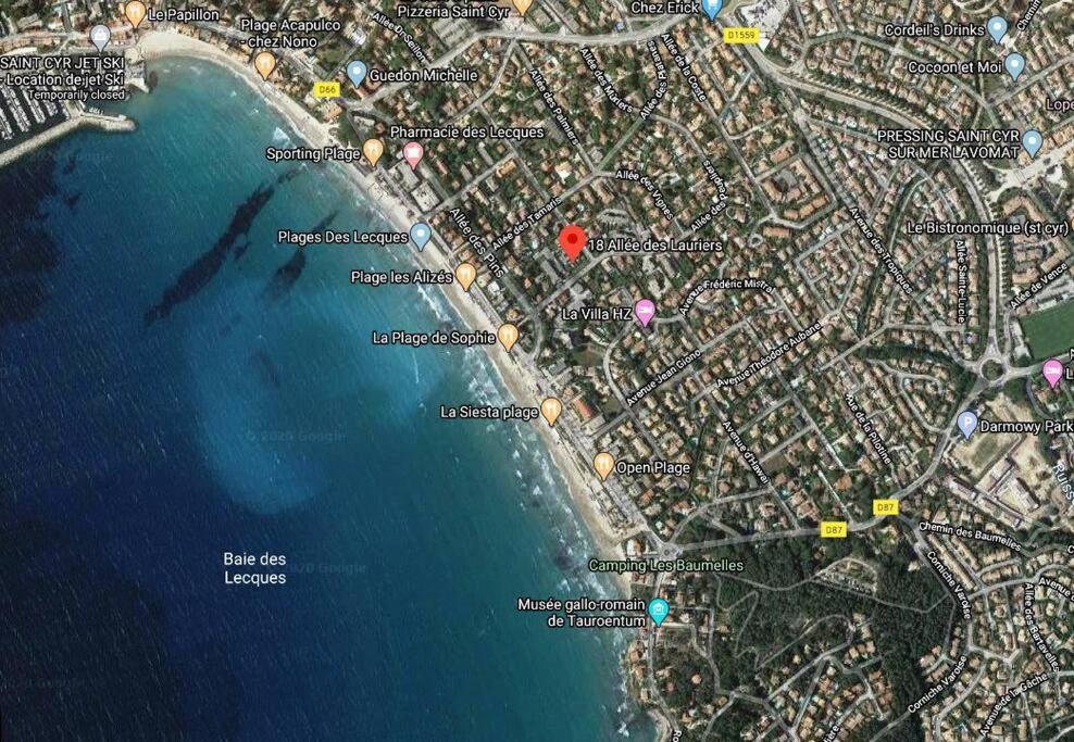 Le Sof Paradis Grand T2 Sur La Plage Des Lecques Saint-Cyr-sur-Mer Buitenkant foto